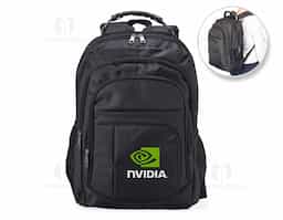 Mochila de nylon com capacidade de 30 litros, composta por quatro compartimentos, incluindo bolso interno acolchoado para notebook de até 15,6". Possui bolsos laterais em malha, duas alças de mão e parte traseira com revestimento espumado para maior conforto. 