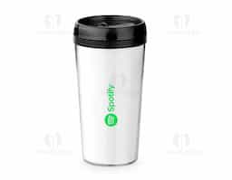 Copo de viagem PP e PS com corpo duplo capacidade  520 ml