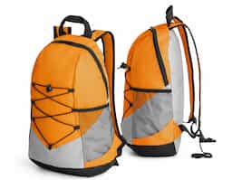 Mochila em 600D com bolsos laterais em tela e bolso interior. Parte posterior e alças almofadadas 250 x 420 x 180 mm