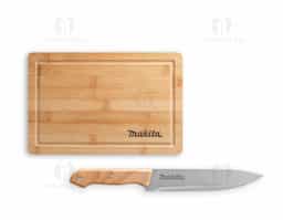 Kit churrasco 7 utensílios bambu