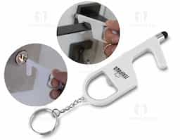 Chaveiro plástico antibacteriano touch