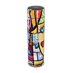 Garrafa térmica em aço inox com parede dupla 450ml com infusor,
Display LED com termômetro digital na tampa para indicar a temperatura do líquido,
Conserva líquido quente por até 5 horas e líquido frio até 7 horas