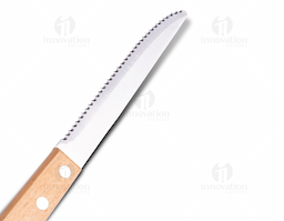 Kit churrasco, contendo: 5 peças
Tábua
Garfo trinchante
Faca para carne 
Faca para churrasco
Faca para vegetais
Obs.:Os componentes de madeira e bambu poderão apresentar tonalidades diferente.