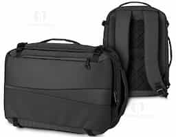Mochila e Pasta para notebook em tecido poliéster Compartimento para notebook.
Tamanho total do Notebook - 17