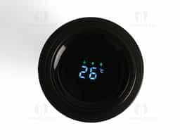 Caneca Térmica inox 500ml com infusor, e display LED com termômetro digital na tampa para indicar a temperatura do líquido.