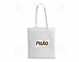 Sacola 100% algodão (100 g/m²) com alças de 75 cm