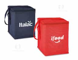 Bolsa térmica em 600D com capacidade até 4 litros. 150 x 190 x 150 mm