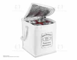 Bolsa térmica em 600D com capacidade até 4 litros. 150 x 190 x 150 mm