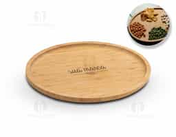 Petisqueira de bambu oval 33 x 25