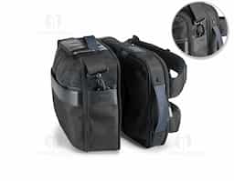 A DYNAMIC Backpack é uma mochila urbana que se distingue pela sua versatilidade e dualidade. O seu design eficiente permite-lhe que seja um objeto único e versátil que se multiplica discretamente numa mochila e numa sacola de viagem. 300 x 420 x 75 mm