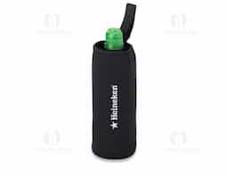 Porta copo ou garrafa em neoprene isotérmico.