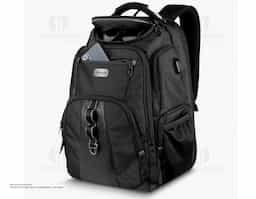 Mochila Premium para notebook em tecido poliéster.
Parte Externa:
Alça de mão com cabo de aço e pegador emborrachado.
Bolso frontal, dois bolsos laterais.
Saída para fone de ouvido e USB.
Forro de costas acolchoado.
Engate para peitoral, ideal para corridas ou caminhadas com a mochila.
Parte Interna:
Compartimento acolchoado p/ notebook.
Compartimento acolchoado p/ tablet.
Divisórias internas