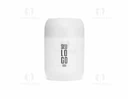 Umidificador de ar com LED, possui reservatório de água com capacidade de 350ml, dois níveis de névoa, contínua e com oscilação. Acompanha filtro de algodão e cabo USB V8.