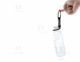Suporte para garrafa para pet. Acompanha mosquetão e argola para chaveiro.