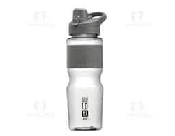 Squeeze plástico 730ml com luva emborrachada e alça para transporte. Inclui tampa de proteção com trava para o bocal, garantindo praticidade e segurança em qualquer aventura.