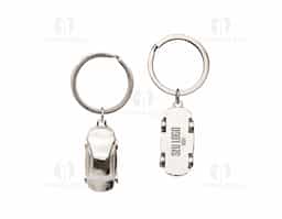 Este chaveiro em formato de carro é mais do que um simples acessório; é uma declaração de estilo. Feito de metal brilhante, possui um design compacto e durável, garantindo que suas chaves permaneçam seguras e organizadas. Seu visual elegante adiciona um toque de sofisticação ao seu conjunto de chaves, enquanto sua construção resistente garante sua longa durabilidade.