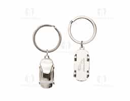 Este chaveiro em formato de carro é mais do que um simples acessório; é uma declaração de estilo. Feito de metal brilhante, possui um design compacto e durável, garantindo que suas chaves permaneçam seguras e organizadas. Seu visual elegante adiciona um toque de sofisticação ao seu conjunto de chaves, enquanto sua construção resistente garante sua longa durabilidade.