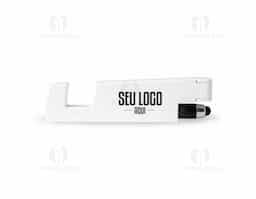 Suporte plástico dobrável para celular, compacto e conveniente para uso em viagens ou no dia a dia. Acompanhado de uma mini caneta com ponta touch, ideal para facilitar a interação com telas sensíveis ao toque. O suporte proporciona estabilidade ao celular em diferentes ângulos de visualização, enquanto a caneta oferece precisão ao usar dispositivos móveis. Um conjunto prático e versátil para facilitar o uso do seu celular em qualquer lugar.