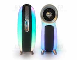 Caixa de som multimídia TWS formato concha com luminária RGB. Qualidade sonora e conectividade total: compatível com bluetooth, rádio FM, cartão TF (MicroSD) e pen drive. Iluminação relaxante e dinâmica, são 7 modos de iluminação RGB com uma vasta gama de movimentos e tonalidades. Sua tecnologia TWS permite sincronizar duas caixas de som em uma, criando uma experiência imersiva compotência excepcional. Fabricada em plástico ABS e PC, seu design exclusivo possui uma faixa de poliéster e pés antideslizantes para maior estabilidade em qualquer superfície. Acompanha cabo USB Tipo-C.