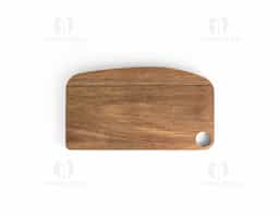 Tábua de queijos em madeira de acácia, proveniente de gestão florestal sustentável, com pega. Incluso 2 utensílios em madeira de acácia e aço inox: uma faca e um garfo, tendo uma ranhura com magnetismo para prender os talheres. Conjugue esta tábua com a Haven II - 54289 - para completar o conjunto. Fornecido em caixa presente em papel kraft reciclado. Certificação EU Food Grade. A cor e o resultado da impressão nos materiais naturais pode variar entre produtos. 363 x 181 x 15 mm