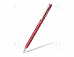 Esferográfica equipada com mecanismo de rotação (twist) e clipe de metal de alta qualidade. Proporciona uma escrita suave e confiável na cor azul. Suas dimensões são Ø7 mm de diâmetro e 129 mm de comprimento. Ideal para uso profissional e diário.