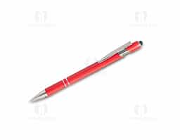 Para anotar cada detalhe com elegância. Nossa Caneta Metálica Touchscreen une sofisticação e praticidade em cada movimento. Com seu acabamento brilhante e acionamento por clique, ela possui carga esferográfica azul de 1.0mm, garantindo uma escrita precisa. Além disso, com a ponta touchscreen é possível utilizá-la em dispositivos eletrônicos sem tocar diretamente na tela, evitando manchas indesejadas.