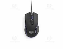 Mouse para jogos em ABS e acabamento emborrachado com 7 botões e iluminação RGB com 8 modos possíveis. Formato ergonômico desenhado para conforto e desempenho de uso prolongado. Configuração de alta precisão até 7200 DPI. Fio resistente em nylon de 1.5 m. Fornecido em caixa presente. 124 x 71 x 39 mm | Caixa: 95 x 139 x 45 mm
