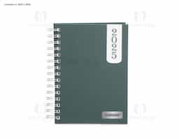 Agenda diária 2026 com capa dura em prime, bolso plástico interno e encadernação Wire-O. Contém páginas dedicadas dados pessoais, calendários de 2025 até 2027, lista de contatos, planejamento diário e mapas