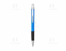 Nossa Caneta Metálica é ideal para as anotações diárias, oferecendo carga esferográfica azul e acionamento por clique. Seu design garante uma pegada firme, proporcionando conforto e praticidade durante o uso. Perfeita para quem busca eficiência e uma escrita suave.