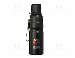 Garrafa de inox com capacidade de 800ml, ideal para manter bebidas frescas por mais tempo. Possui tampa plástica rosqueável, garantindo vedação segura e sem vazamentos. Acompanha cordão para transporte, oferecendo praticidade e facilidade no dia a dia, seja para atividades ao ar livre, academia ou no trabalho. Design resistente e funcional, perfeita para quem busca praticidade e durabilidade em um produto.