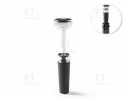 Rolha de vinho com sistema de bomba de vácuo para garrafas de vinho. Ideal para substituir a tradicional rolha de cortiça. Fornecido em caixa presente. 30 x 90 mm