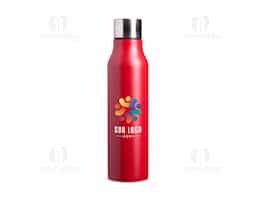 A garrafa inox de 1 litro é a opção perfeita para quem precisa de praticidade e resistência no dia a dia. Feita em inox, é super durável e resistente. Sua tampa de alumínio, possui silicone de vedação interno, que diminui o risco de vazamentos, mantendo tudo seguro e sem bagunça. E, para facilitar o transporte, ela vem com uma alça de nylon, super confortável e resistente.