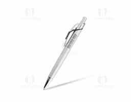Elegante e funcional, esta caneta metálica é a combinação perfeita de sofisticação e praticidade para o dia a dia. Com acionamento por clique, oferece uma escrita suave e precisa graças à sua carga esferográfica azul de 1.0mm.