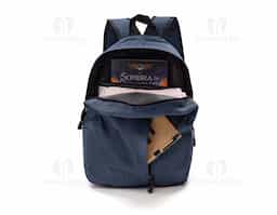 Mochila com compartimento para notebook até 14". Possui compartimento grande, bolso frontal, bolsos laterais, alça de mão em nylon e alças ajustáveis para conforto no dia a dia.
