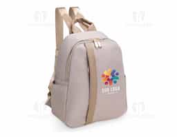 Mochila feminina de 9L, compacta e sofisticada, ideal para uso casual ou profissional. Feita em Oxford resistente à água, possui 3 compartimentos, incluindo bolso antifurto, internos e laterais. Alças ajustáveis e alça de mão em couro sintético completam o design elegante e funcional.