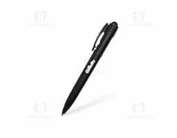 Caneta plástica com carga esferográfica azul e acionamento por clique. Proporciona escrita suave e prática no dia a dia. Leve, funcional e ideal para uso em escritórios, escolas ou atividades cotidianas.