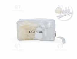 Este kit viagem oferece organização e praticidade em 10 peças essenciais para armazenar e aplicar produtos de higiene e beleza. Com frascos produzidos em PET, o kit contém 1 frasco spray de 60ml, 1 frasco com tampa rosqueável de 60ml, 1 frasco pump de 60ml com trava, 3 potinhos de 8ml, espátula, funil, escova de cabelo e pente 2 em 1 e uma esponja de nylon com alça, ideal para uso com sabonete líquido, deixando a pele mais suave e macia. Todas as peças vêm acomodadas em um estojo de PVC com alça, garantindo fácil transporte e um cuidado ideal para viagens ou eventos longe de casa.