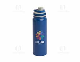 Garrafa térmica de 850ml em inox 304, com infusor de bebidas e parede dupla. Possui tampa com alça para fácil transporte e tampa de proteção para o bocal, garantindo praticidade e conservação da temperatura por mais tempo.