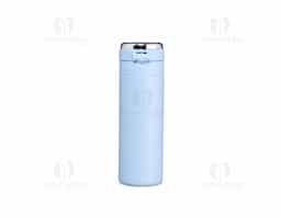 Garrafa térmica em inox 304 com parede dupla, com capacidade de 400ml. Possui tampa com botão de acionamento e área superior para personalização, além de película protetora para evitar arranhões.