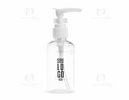 Frasco de 75ml em polietileno, com tampa rosqueável, válvula pump e trava de segurança. Ideal para líquidos, cosméticos e uso diário com praticidade.