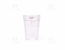 Copo em plástico PS Cristal transparente, com capacidade de 190 ml. Seu design prático o torna ideal para diversas ocasiões, como café, água, suco, refrigerante ou bebidas em momentos de lazer, sendo uma opção versátil para uso doméstico ou profissional.