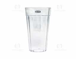 Copo em plástico PS cristal transparente, com capacidade de 450?ml. Ideal para servir drinques, coquetéis, sucos ou refrigerantes em diversas ocasiões, como reuniões com amigos, família ou clientes, oferecendo praticidade e versatilidade no uso.