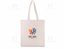 Sacola em algodão cru 140g/m², resistente, leve e sustentável. Ideal para o dia a dia, compras, eventos, feiras e ações promocionais. Possui excelente área para personalização, sendo uma opção ecológica que valoriza sua marca e contribui para a preservação do meio ambiente. Prática e versátil para diversas ocasiões.
