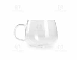 Uma xícara de vidro com design clássico e elegante para tornar aqueles momentos leves do dia a dia em um acontecimento especial. Com sua capacidade de até 350ML  ela é uma opção ideal para servir e apreciar uma boa dose de chá, café ou chocolate quente a qualquer hora e em qualquer lugar.