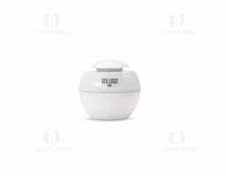 Umidificador de ar feito em plástico, com design inspirado em vaso, iluminação LED e reservatório de água com capacidade de até 200ml. Apresenta dois modos de névoa: o contínuo e intermitente. Funciona apenas quando conectado a uma fonte de energia por meio de sua entrada USB-C. Acompanha filtro de algodão e cabo USB-C.
