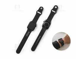 Relógio inteligente com tela IPS de 1.85 polegadas com bracelete em silicone e à prova de salpicos de água com IPX4. Bateria com capacidade até 200 mAh, aproximadamente 3 dias de autonomia (standby até 20 dias). A ligação BT permite conectar o seu celular à pulseira, bem como à aplicação "HryFine" - compatível com IOS e Android. Incluso alerta para chamadas recebidas e funcionalidades desportivas como: monitorização do sono, ritmo cardíaco, pressão arterial, oxigénio no sangue, cronômetro e pedômetro. Além disto, apresenta funcionalidades distintas como câmara remota, alarme, encontrar telefone e leitor de música. Este Smartwatch é ideal para o acompanhar na vida cotidiana.