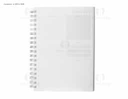 Caderno planner com capa rígida em PU de 2mm em formato espiral. Contém 90 folhas brancas de 95g/m². Folhas estruturadas em formato de planner para anotações e gestão da rotina.
Contém folha de dados pessoais, folha com calendários  de 2025 à 2028 e espaço para anotações mensais.