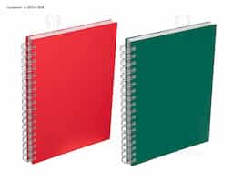 Caderno planner com capa rígida em PU de 2mm em formato espiral. Contém 90 folhas brancas de 95g/m². Folhas estruturadas em formato de planner para anotações e gestão da rotina.
Contém folha de dados pessoais, folha com calendários  de 2025 à 2028 e espaço para anotações mensais.