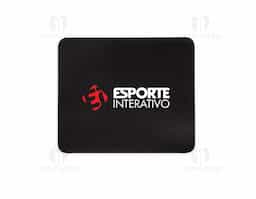 Mouse pad flexível em poliéster com base antiderrapante feita em borracha