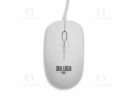 Mouse óptico com fio de 1,5 m oferecendo amplitude e praticidade no uso. Equipado com botão DPI para ajuste rápido de sensibilidade, adapta-se a diferentes tarefas com precisão. Um brinde corporativo moderno e funcional, ideal para valorizar a experiência do usuário.
